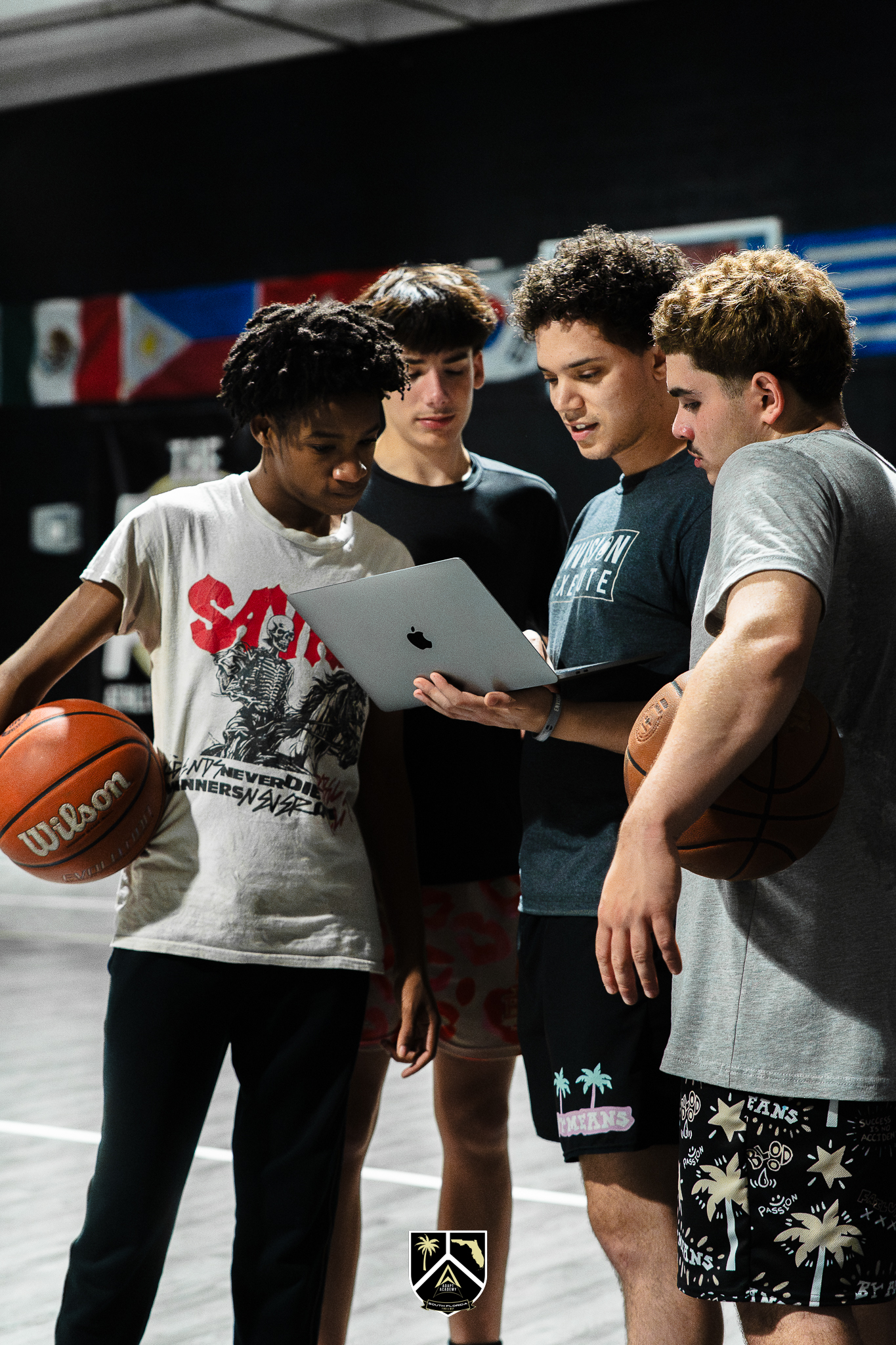 Coach Elijah Lomax leading film review at DETAIL Miami